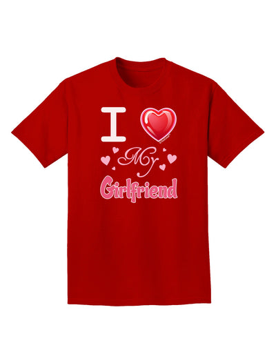 I Love Heart My Girlfriend Adult Dark T-Shirt-Mens T-Shirt-TooLoud-Red-Small-Davson Sales