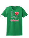 I Love Heart My Girlfriend Womens Dark T-Shirt-TooLoud-Kelly-Green-X-Small-Davson Sales