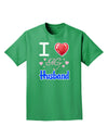 I Love Heart My Husband Adult Dark T-Shirt-Mens T-Shirt-TooLoud-Kelly-Green-Small-Davson Sales