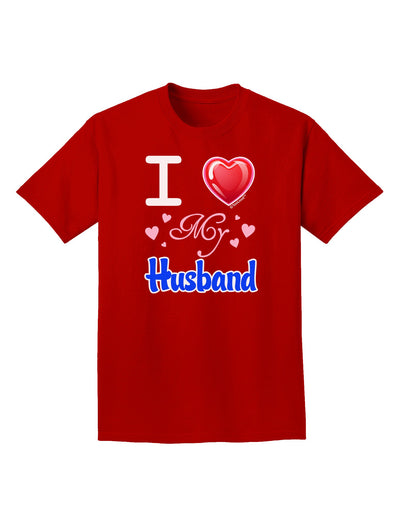 I Love Heart My Husband Adult Dark T-Shirt-Mens T-Shirt-TooLoud-Red-Small-Davson Sales