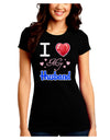 I Love Heart My Husband Juniors Crew Dark T-Shirt-T-Shirts Juniors Tops-TooLoud-Black-Juniors Fitted Small-Davson Sales