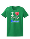 I Love Heart My Husband Womens Dark T-Shirt-TooLoud-Kelly-Green-X-Small-Davson Sales