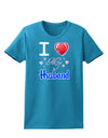 I Love Heart My Husband Womens Dark T-Shirt-TooLoud-Turquoise-X-Small-Davson Sales