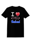 I Love Heart My Husband Womens Dark T-Shirt-TooLoud-Black-X-Small-Davson Sales