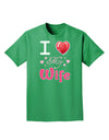 I Love Heart My Wife Adult Dark T-Shirt-Mens T-Shirt-TooLoud-Kelly-Green-Small-Davson Sales