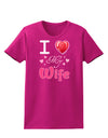 I Love Heart My Wife Womens Dark T-Shirt-TooLoud-Hot-Pink-Small-Davson Sales