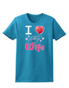 I Love Heart My Wife Womens Dark T-Shirt-TooLoud-Turquoise-X-Small-Davson Sales