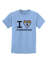 I Love Heart Pomeranians Childrens T-Shirt-Childrens T-Shirt-TooLoud-Light-Blue-X-Small-Davson Sales