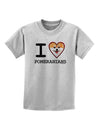 I Love Heart Pomeranians Childrens T-Shirt-Childrens T-Shirt-TooLoud-AshGray-X-Small-Davson Sales