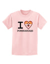 I Love Heart Pomeranians Childrens T-Shirt-Childrens T-Shirt-TooLoud-PalePink-X-Small-Davson Sales