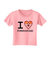 I Love Heart Pomeranians Toddler T-Shirt-Toddler T-Shirt-TooLoud-Candy-Pink-2T-Davson Sales