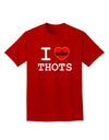 I Love Heart THOTS Adult Dark T-Shirt-Mens T-Shirt-TooLoud-Red-Small-Davson Sales