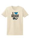 I Love House Blue Womens T-Shirt-Womens T-Shirt-TooLoud-Natural-X-Small-Davson Sales