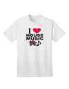 I Love House Pink Adult T-Shirt-Mens T-Shirt-TooLoud-White-Small-Davson Sales