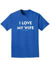 I Love It When My Wife Lets Me Play Golf Adult Dark T-Shirt-Mens T-Shirt-TooLoud-Royal-Blue-Small-Davson Sales