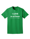 I Love My Boyfriend Videogames Adult Dark T-Shirt-Mens T-Shirt-TooLoud-Kelly-Green-Small-Davson Sales