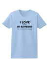 I Love My Boyfriend Videogames Womens T-Shirt-Womens T-Shirt-TooLoud-Light-Blue-X-Small-Davson Sales