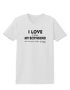 I Love My Boyfriend Videogames Womens T-Shirt-Womens T-Shirt-TooLoud-White-X-Small-Davson Sales