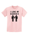 I Love My Daddies Gay Fathers Childrens T-Shirt-Childrens T-Shirt-TooLoud-PalePink-X-Small-Davson Sales