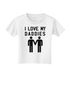 I Love My Daddies Gay Fathers Toddler T-Shirt-Toddler T-Shirt-TooLoud-White-2T-Davson Sales