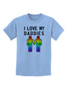 I Love My Daddies LGBT Childrens T-Shirt-Childrens T-Shirt-TooLoud-Light-Blue-X-Small-Davson Sales