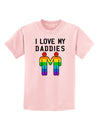 I Love My Daddies LGBT Childrens T-Shirt-Childrens T-Shirt-TooLoud-PalePink-X-Small-Davson Sales