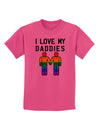 I Love My Daddies LGBT Childrens T-Shirt-Childrens T-Shirt-TooLoud-Sangria-X-Small-Davson Sales