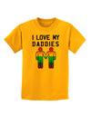 I Love My Daddies LGBT Childrens T-Shirt-Childrens T-Shirt-TooLoud-Gold-X-Small-Davson Sales