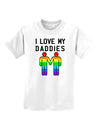 I Love My Daddies LGBT Childrens T-Shirt-Childrens T-Shirt-TooLoud-White-X-Small-Davson Sales