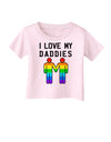 I Love My Daddies LGBT Infant T-Shirt-Infant T-Shirt-TooLoud-Light-Pink-06-Months-Davson Sales