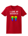 I Love My Daddies LGBT Womens Dark T-Shirt-TooLoud-Red-X-Small-Davson Sales