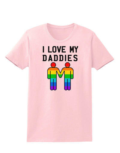 I Love My Daddies LGBT Womens T-Shirt-Womens T-Shirt-TooLoud-PalePink-X-Small-Davson Sales