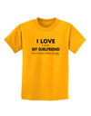 I Love My Girlfriend Videogames Childrens T-Shirt-Childrens T-Shirt-TooLoud-Gold-X-Small-Davson Sales