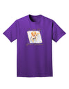 I Love My Golden Retriever Adult Dark T-Shirt-Mens T-Shirt-TooLoud-Purple-Small-Davson Sales