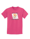 I Love My Golden Retriever Childrens Dark T-Shirt-Childrens T-Shirt-TooLoud-Sangria-X-Small-Davson Sales