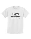 I Love My Husband Videogames Childrens T-Shirt-Childrens T-Shirt-TooLoud-White-X-Small-Davson Sales