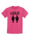 I Love My Mommies Lesbian Mother Childrens T-Shirt-Childrens T-Shirt-TooLoud-Sangria-X-Small-Davson Sales