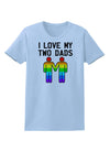 I Love My Two Dads LGBT Womens T-Shirt-Womens T-Shirt-TooLoud-Light-Blue-X-Small-Davson Sales