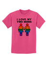 I Love My Two Moms LGBT Childrens T-Shirt-Childrens T-Shirt-TooLoud-Sangria-X-Small-Davson Sales