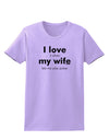 I Love My Wife - Poker Womens T-Shirt-Womens T-Shirt-TooLoud-Lavender-X-Small-Davson Sales