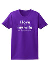 I Love My Wife - Sports Womens Dark T-Shirt-TooLoud-Purple-X-Small-Davson Sales