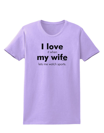 I Love My Wife - Sports Womens T-Shirt-Womens T-Shirt-TooLoud-Lavender-X-Small-Davson Sales