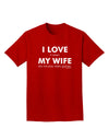 I Love My Wife Videogames Adult Dark T-Shirt-Mens T-Shirt-TooLoud-Red-Small-Davson Sales