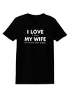 I Love My Wife Videogames Womens Dark T-Shirt-TooLoud-Black-X-Small-Davson Sales