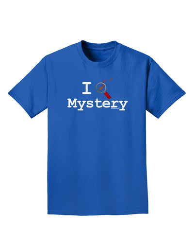 I Love Mystery Adult Dark T-Shirt-Mens T-Shirt-TooLoud-Royal-Blue-Small-Davson Sales