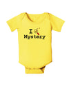 I Love Mystery Baby Romper Bodysuit-Baby Romper-TooLoud-Yellow-06-Months-Davson Sales