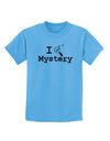 I Love Mystery Childrens T-Shirt-Childrens T-Shirt-TooLoud-Aquatic-Blue-X-Small-Davson Sales