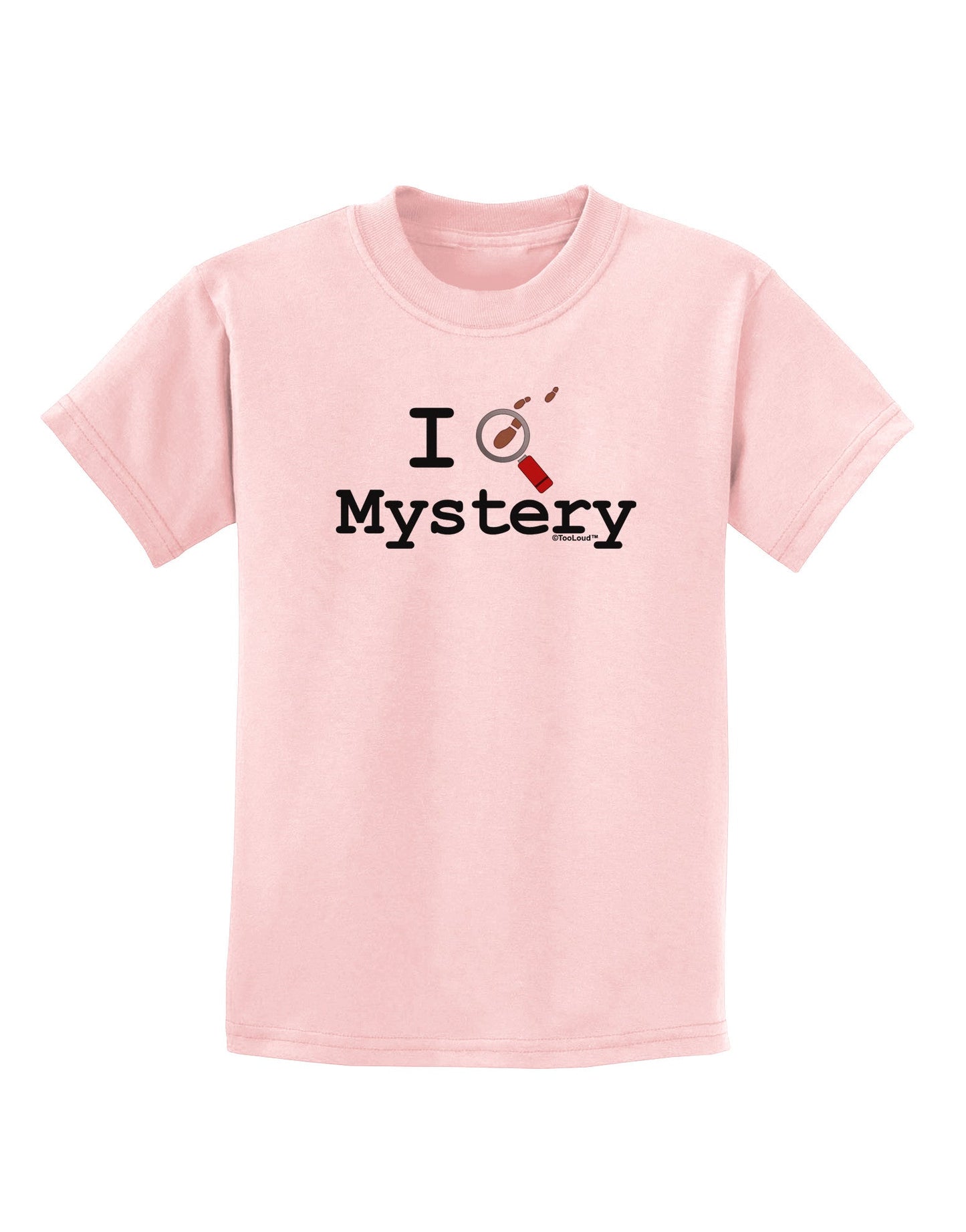 I Love Mystery Childrens T-Shirt-Childrens T-Shirt-TooLoud-PalePink-X-Small-Davson Sales