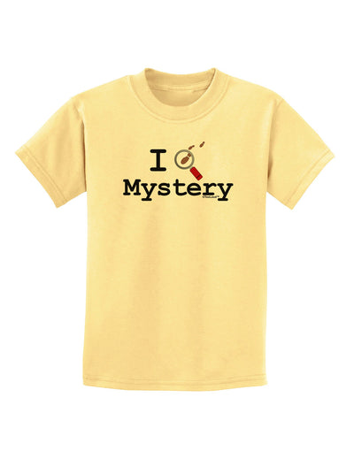 I Love Mystery Childrens T-Shirt-Childrens T-Shirt-TooLoud-Daffodil-Yellow-X-Small-Davson Sales