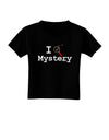 I Love Mystery Toddler T-Shirt Dark-Toddler T-Shirt-TooLoud-Black-2T-Davson Sales